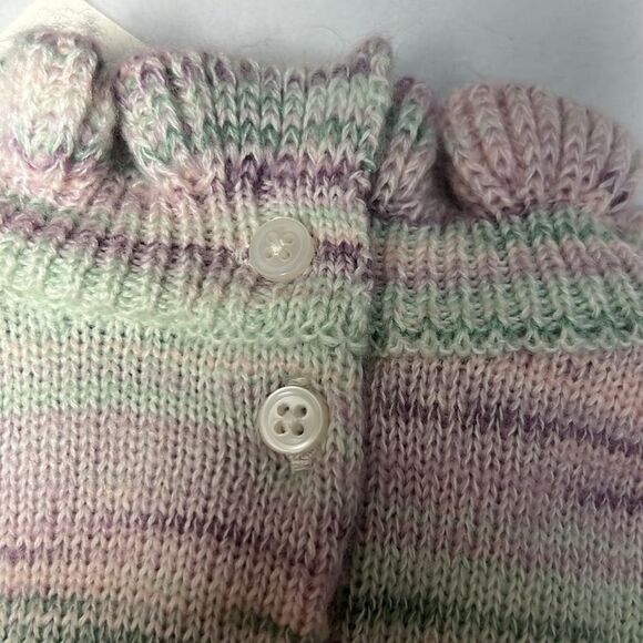 Janie and Jack 100047407 Girl Lavender Marled Peplum Ruffle Sweater NWT - Picture 11 of 11